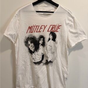 John Varvatos White Motley Crue Graphic Tee